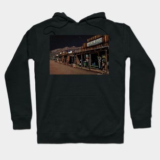 Arizona Ghost Town at Night Hoodie